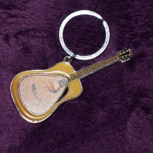 Guitar pick holder keychain